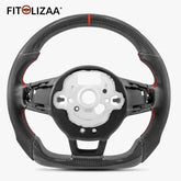 Carbon Fiber Steering Wheel for Volkswagen Golf MK7 MK7.5 GTI R 2013-2020 -2